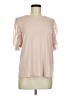 Adrianna Papell Pink Short Sleeve Top Size M - photo 1