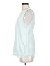 Banana Republic 100% Polyester Teal Sleeveless Blouse Size XS - photo 5