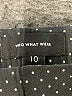 Who What Wear Polka Dots Black Active Pants Size 10 - photo 7
