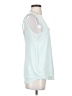 Banana Republic 100% Polyester Teal Sleeveless Blouse Size XS - photo 4