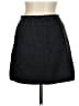 Elie Tahari 100% Wool Solid Black Gray Wool Skirt Size 6 - photo 2