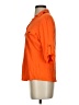 Cathy Orange 3/4 Sleeve Button-Down Shirt Size S - photo 5