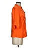 Cathy Orange 3/4 Sleeve Button-Down Shirt Size S - photo 4