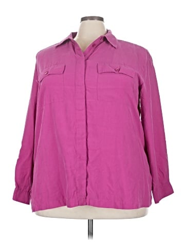 Christie & Jill 3/4 Sleeve Button-Down Shirt (view 1)