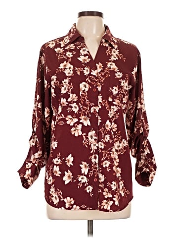 Maurices 3/4 Sleeve Blouse (view 1)