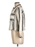 H&M Stripes Ivory 3/4 Sleeve Button-Down Shirt Size 12 - photo 5