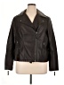 Max Studio 100% Polyurethane Brown Jacket Size 1X - photo 1