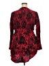 Torrid Red Long Sleeve Blouse Size 2X Plus (2) - photo 2