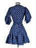 Rhode 100% Cotton Blue Cocktail Dress Size XS - photo 2