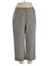 Talbots Houndstooth Brown Casual Pants Size 16 - photo 1