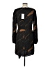 Santorelli 100% Viscose Graphic Black Cocktail Dress Size EU (IT) 46 / US 10 - photo 2