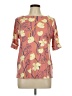 Style&Co Orange Short Sleeve Blouse Size L - photo 1