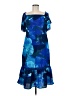 Sofia Jeans by Sofia Vergara 100% Polyester Blue Cocktail Dress Size M - photo 1
