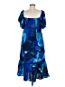 Sofia Jeans by Sofia Vergara 100% Polyester Blue Cocktail Dress Size M - photo 2