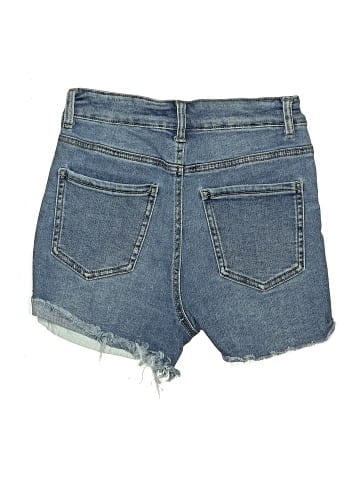 Wax Jean Denim Shorts (view 2)