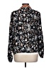 Michael Stars Black Blue Long Sleeve Blouse Size L (estimated) - photo 2