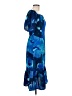 Sofia Jeans by Sofia Vergara 100% Polyester Blue Cocktail Dress Size M - photo 4