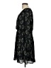 Lush 100% Polyester Print Black Casual Dress Size L - photo 5