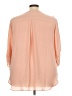 Chaus 100% Polyester Solid Orange Pink 3/4 Sleeve Blouse Size 3X - photo 2