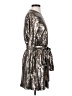 Mac Duggal 100% Polyester Metallic Silver Cocktail Dress Size 2 - photo 4