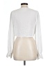 BCBGeneration 100% Polyester White Long Sleeve Blouse Size L - photo 2