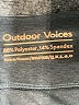 Outdoor Voices Color Block Blue Active Pants Size S - photo 8