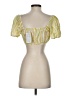 Elodie Green Short Sleeve Blouse Size S - photo 2