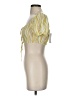 Elodie Green Short Sleeve Blouse Size S - photo 5