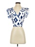 Shein Blue Short Sleeve Blouse Size 4 - photo 1