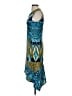 BCBGMAXAZRIA Paisley Blue Cocktail Dress Size XS - photo 5