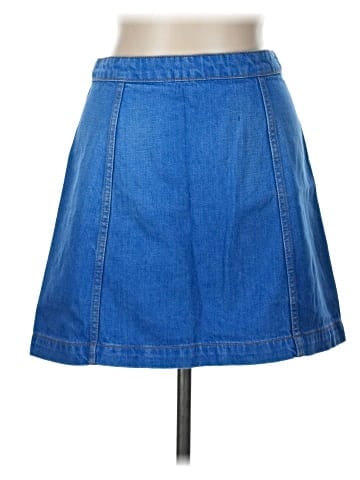 Topshop Denim Skirt (view 2)