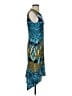 BCBGMAXAZRIA Paisley Blue Cocktail Dress Size XS - photo 4