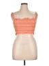 DRA 100% Cotton Orange Sleeveless Top Size XL - photo 1