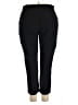 A New Day Solid Black Casual Pants Size XXL - photo 2