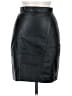 Assorted Brands Solid Black Faux Leather Skirt Size M - photo 1
