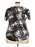 Willi Smith 100% Rayon Gray Short Sleeve Top Size 3X - photo 2