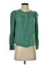 Maeve 100% Rayon Green Long Sleeve Blouse Size XS - photo 1
