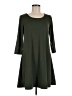 Nine Britton Solid Green Casual Dress Size M - photo 1