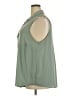 Torrid 100% Polyester Green Sleeveless Blouse Size 3X Plus (3) - photo 5