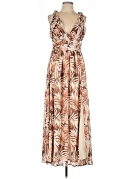 forever 21 wrap maxi dress Forever 21 + Satin Wrap Gown