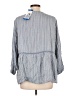 Fever 100% Rayon Gray 3/4 Sleeve Blouse Size L - photo 2