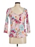 Sisley Pink 3/4 Sleeve Blouse Size M (estimated) - photo 1
