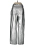 Vince Camuto 100% Polyester Metallic Silver Casual Pants Size 6 - photo 2