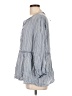 Fever 100% Rayon Gray 3/4 Sleeve Blouse Size L - photo 5