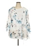 City Chic White 3/4 Sleeve Blouse Size 18 Plus (M) - photo 1