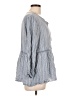 Fever 100% Rayon Gray 3/4 Sleeve Blouse Size L - photo 4