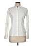 Theory Ivory Long Sleeve Button-Down Shirt Size M - photo 1