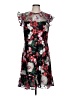 Donna Morgan 100% Polyester Floral Black Cocktail Dress Size 12 - photo 1
