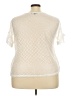Elementz 100% Polyester Ivory Short Sleeve Top Size 3X - photo 2