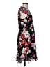 Donna Morgan 100% Polyester Floral Black Cocktail Dress Size 12 - photo 4